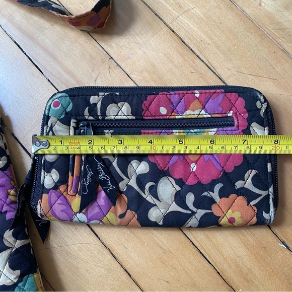 Floral Patterned Women's Bag and Wallet Set - Picture 2 of 8